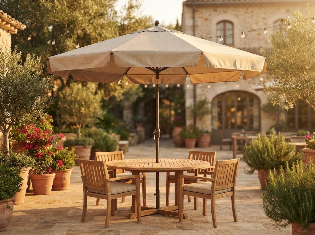Wadi 250 Center-Pole Umbrella – 2.5×2.5m