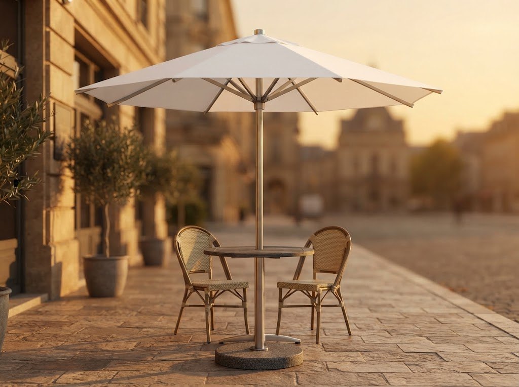 Wadi 300 Center-Pole Umbrella – 3×3m