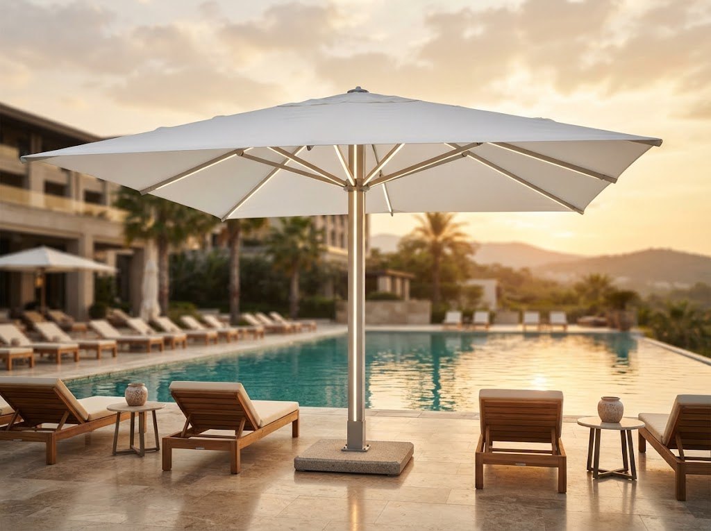 Qubba 400 Automatic Umbrella - 4×4m